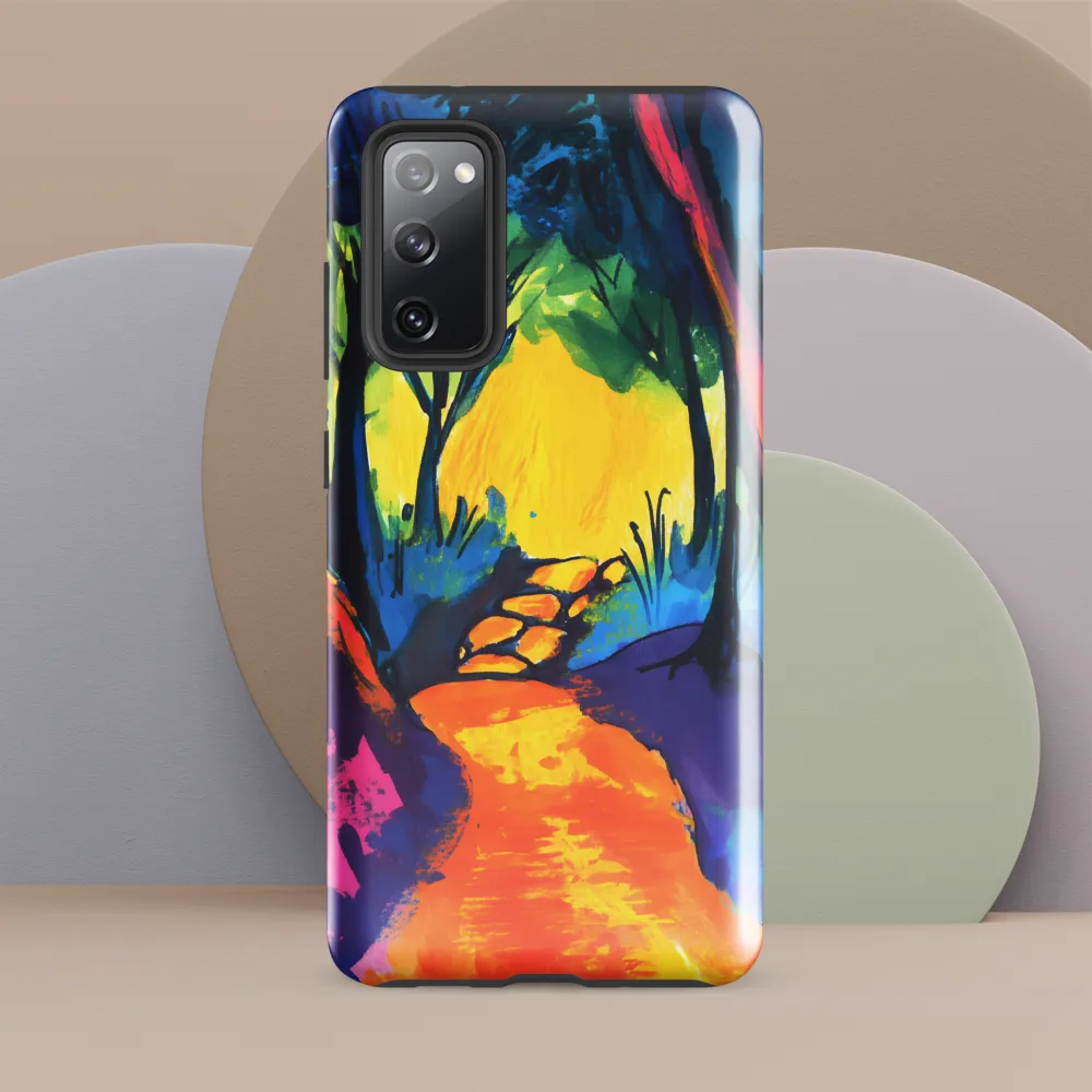 Path Through a Vibrant Forest