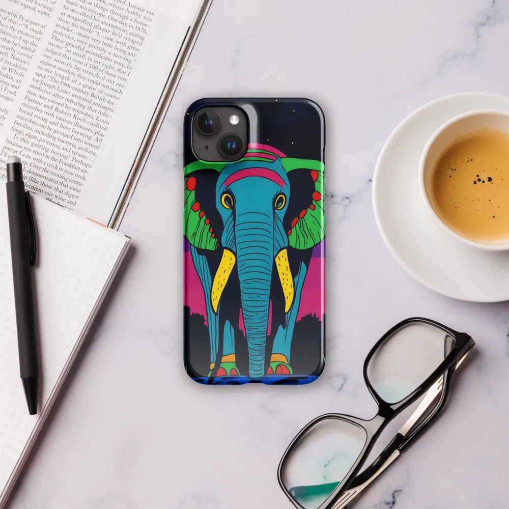 Whimsical Majesty: The Vibrant Elephant