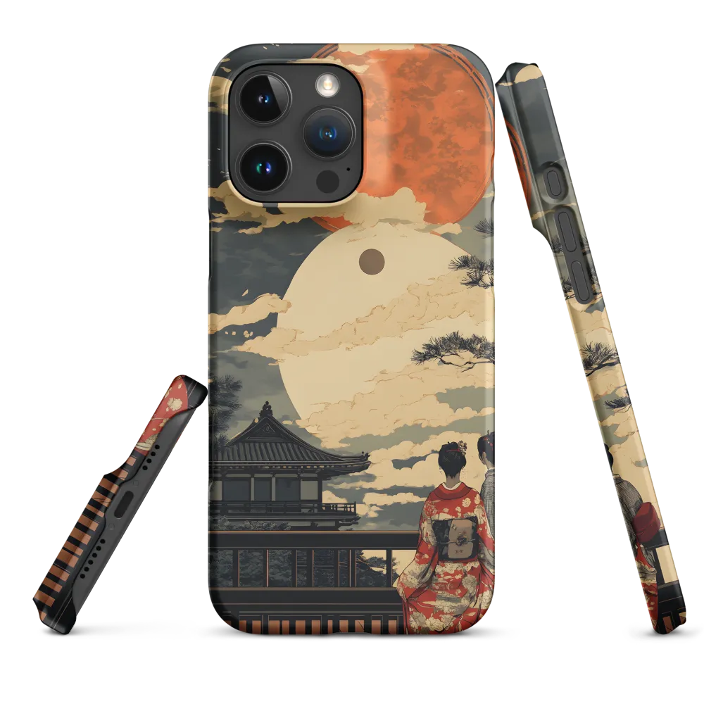 Under the Embrace of the Moon | Phone Case |  16 Pro Max | Snap Case | Matte