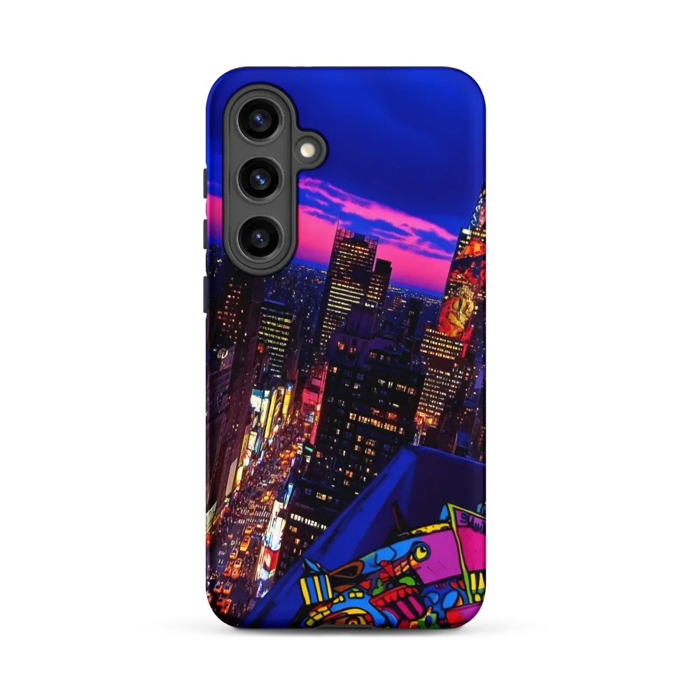 Neon Twilight: A City in Vibrance