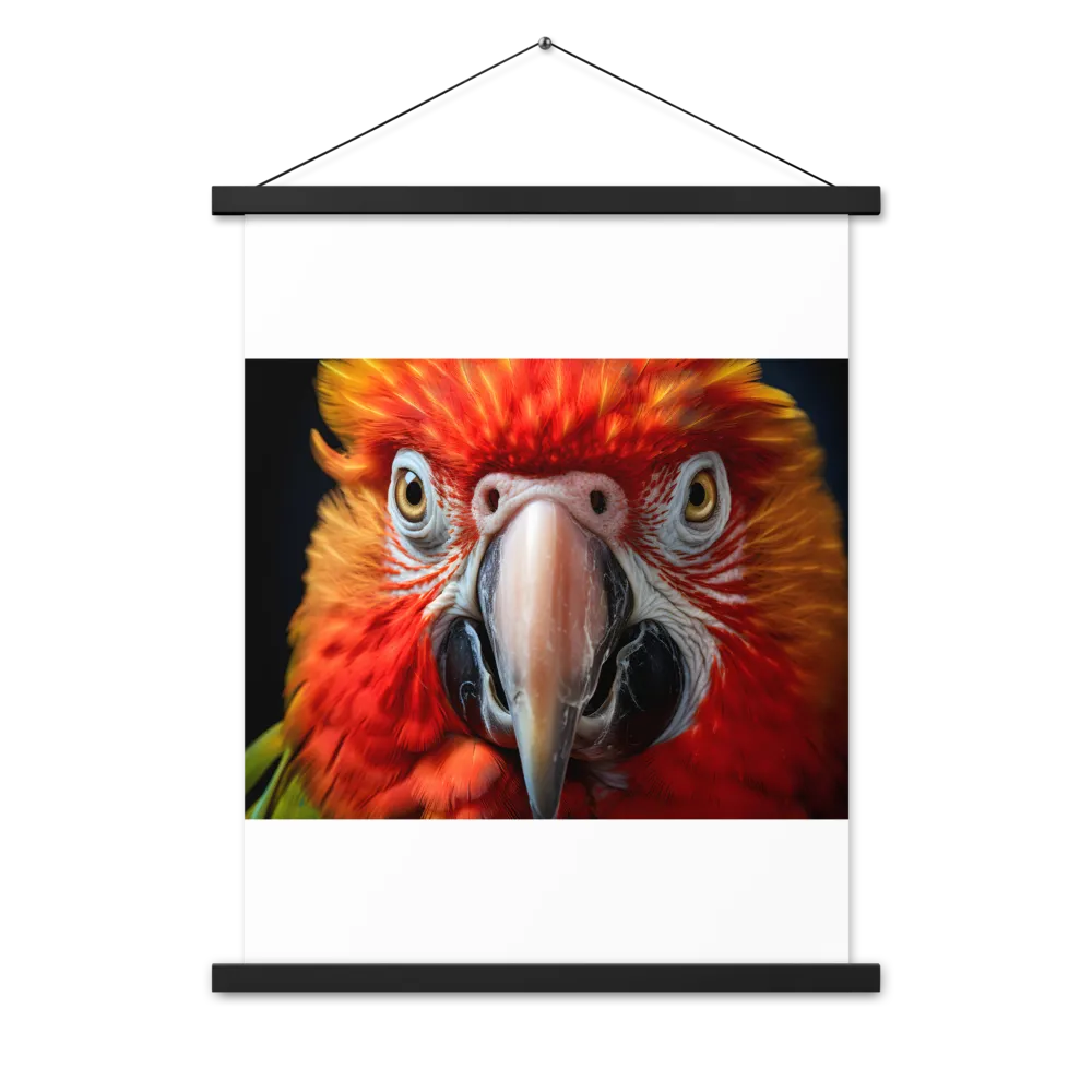 The Fiery Gaze of the Parrot