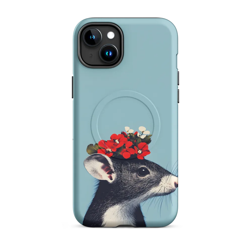 Whimsical Flora: A Mouse's Floral Crown
