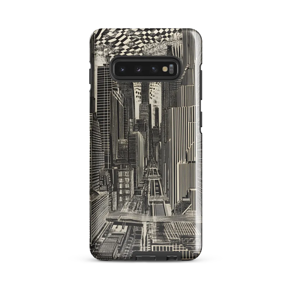 Urban Dreams: A Surreal Cityscape | Phone Case |  S10 Plus | Tough Case | Glossy