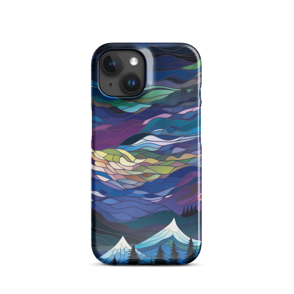 Twilight Peaks: An Abstract Mountain Landscape