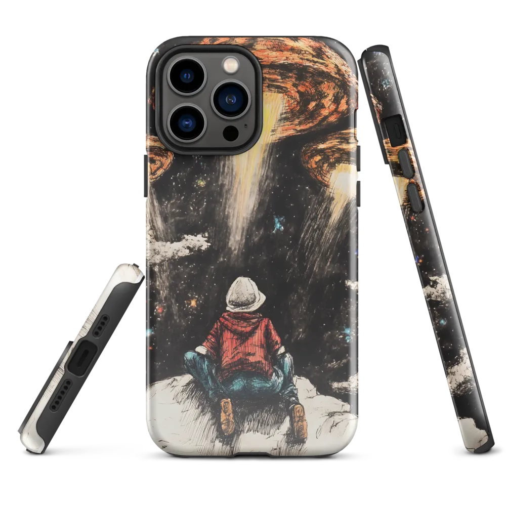 Gazing into the Unknown: A Child's Wonder in Space