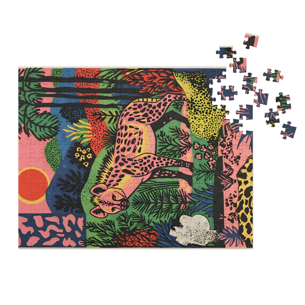 Tropical Hyena 
 Jigsaw Puzzle in Tin Box