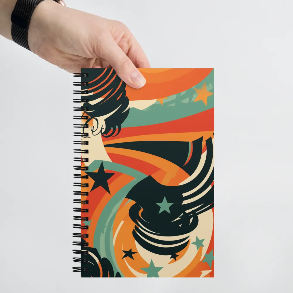 Swirls of Elegance | Spiral Notebook