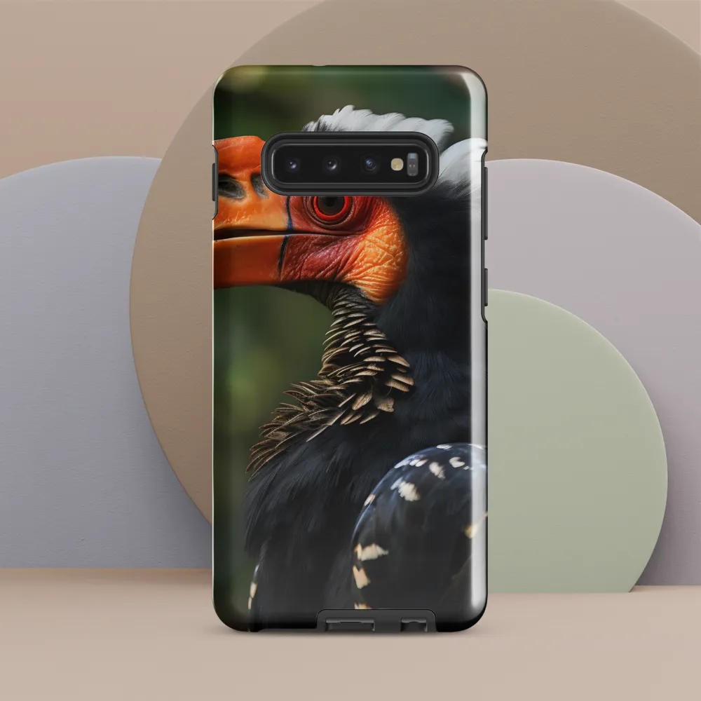 Majesty of the Hornbill | Phone Case |  S10 Plus | Tough Case | Glossy