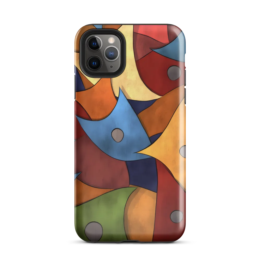 Vibrant Interplay of Shapes | Phone Case |  11 Pro Max | Tough Case | Glossy