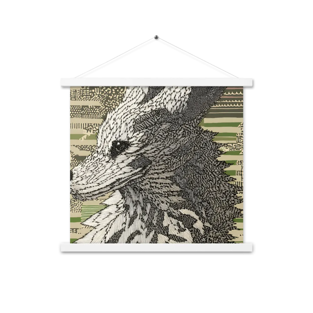 Reflections of the Forest | Poster With White Wood Hanger | 18″×18″