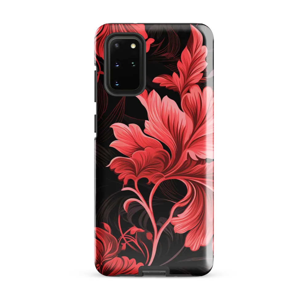 Tropical Elegance in Red