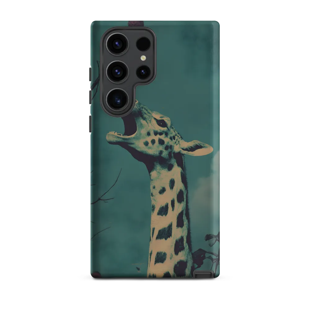 Whispers of the Tall: A Surreal Giraffe Encounter