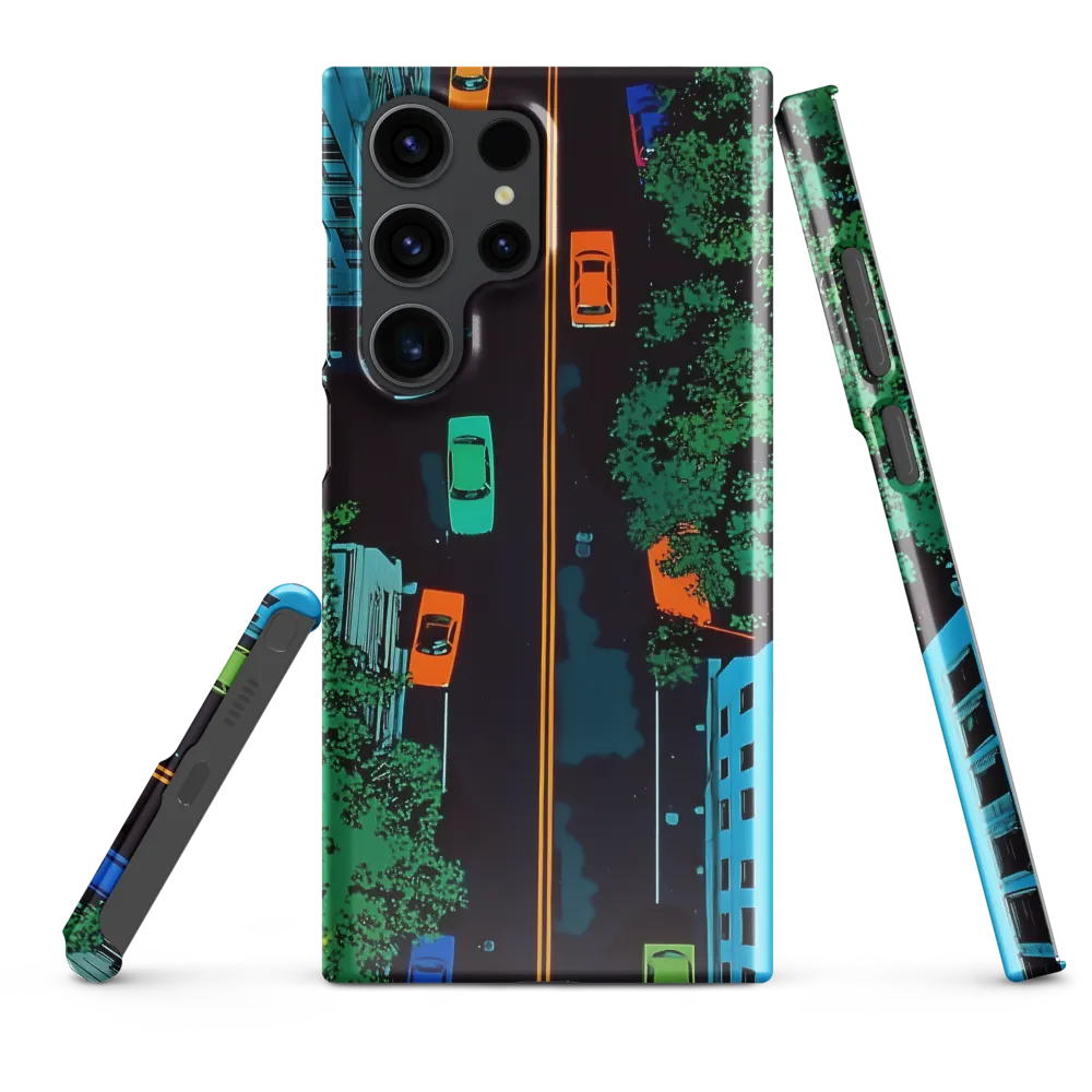 Urban Pulse: A Colorful Intersection