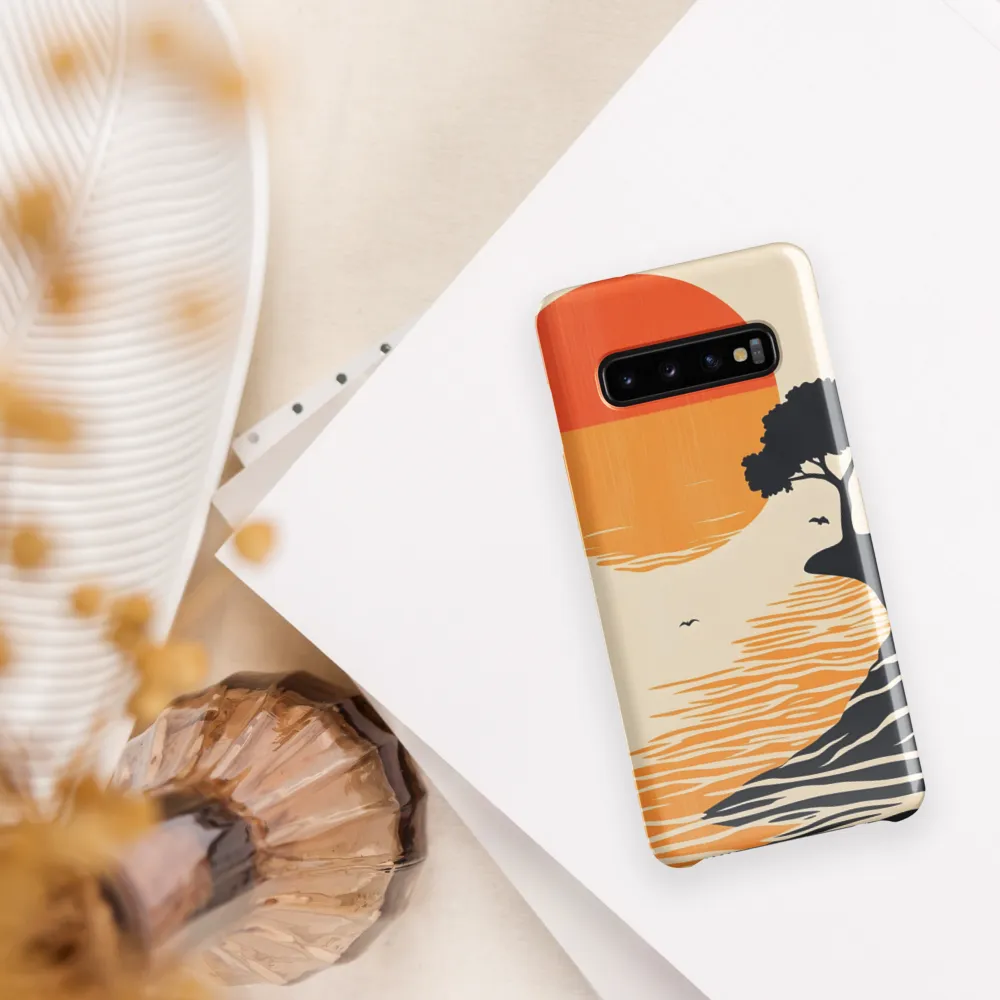 Serene Sunset | Phone Case |  S10 | Snap Case | Glossy