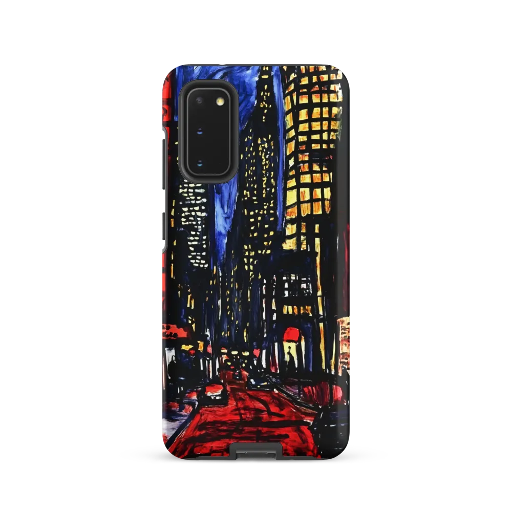 Urban Nightscape: A Journey Through Neon Lights
