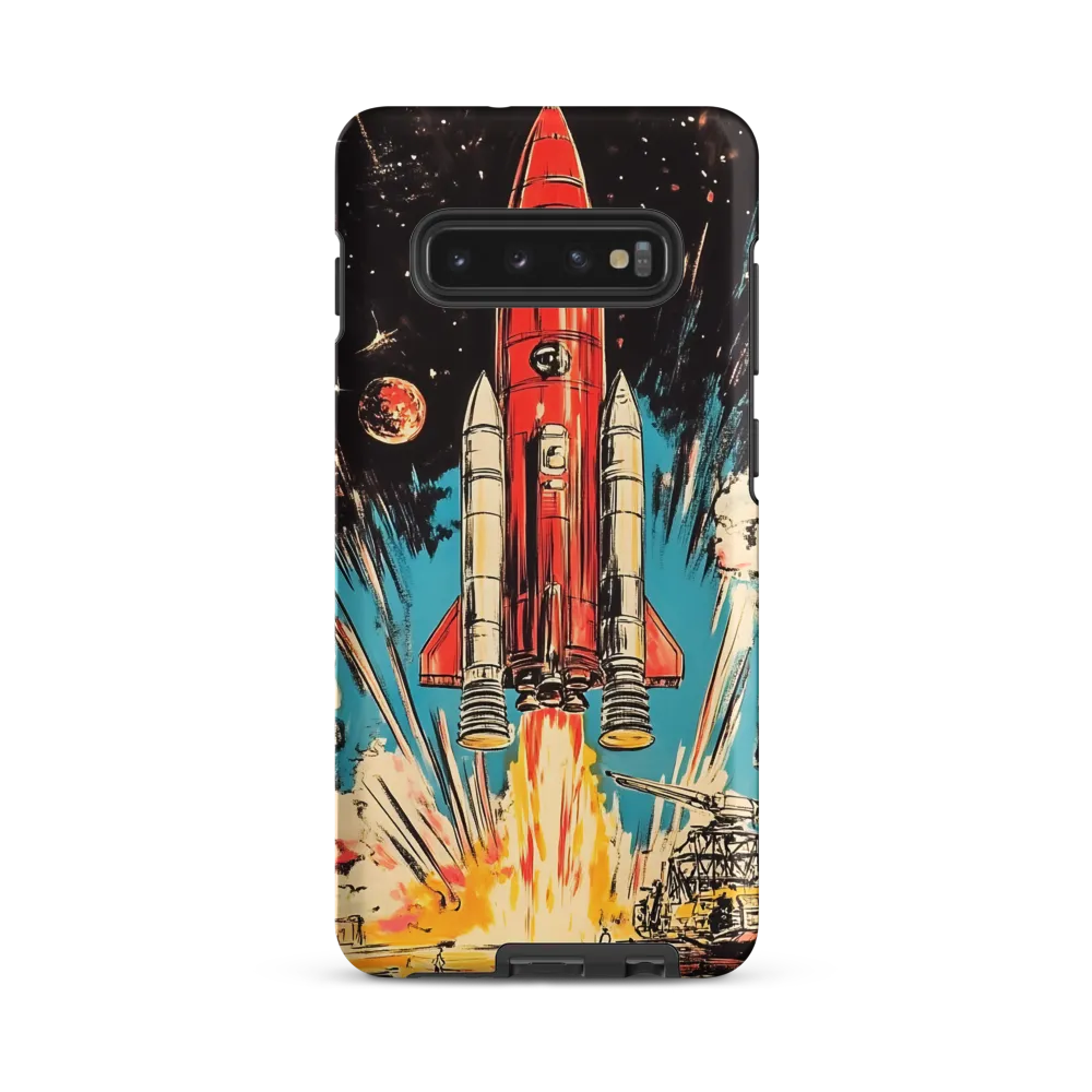 Launch: Retro Red Rocket