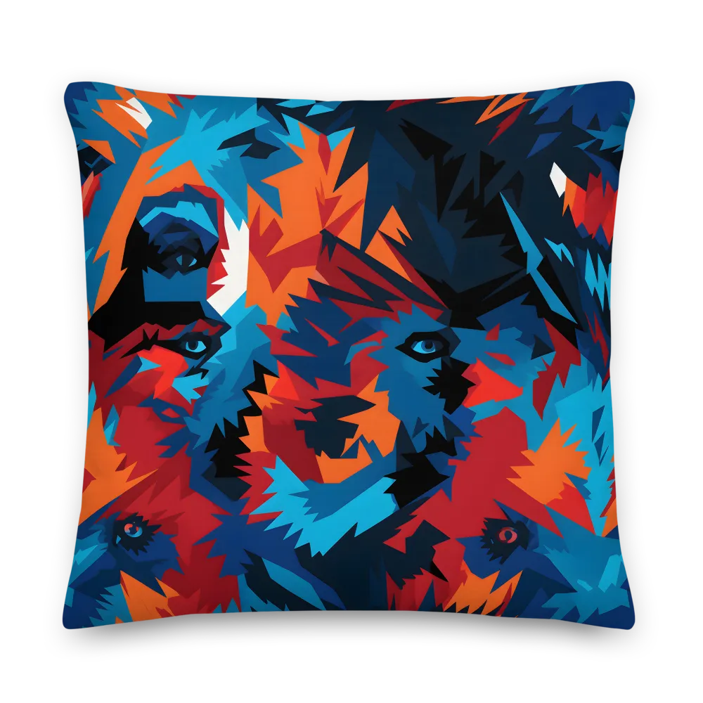 Vivid Aura of the Wolf | Pillow & Pillow Case | Multiple Sizes