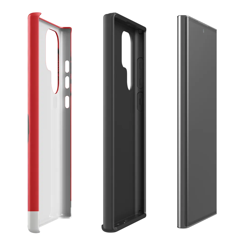 Contemplation in Red | Phone Case |  S22 Ultra | Tough Case | Glossy