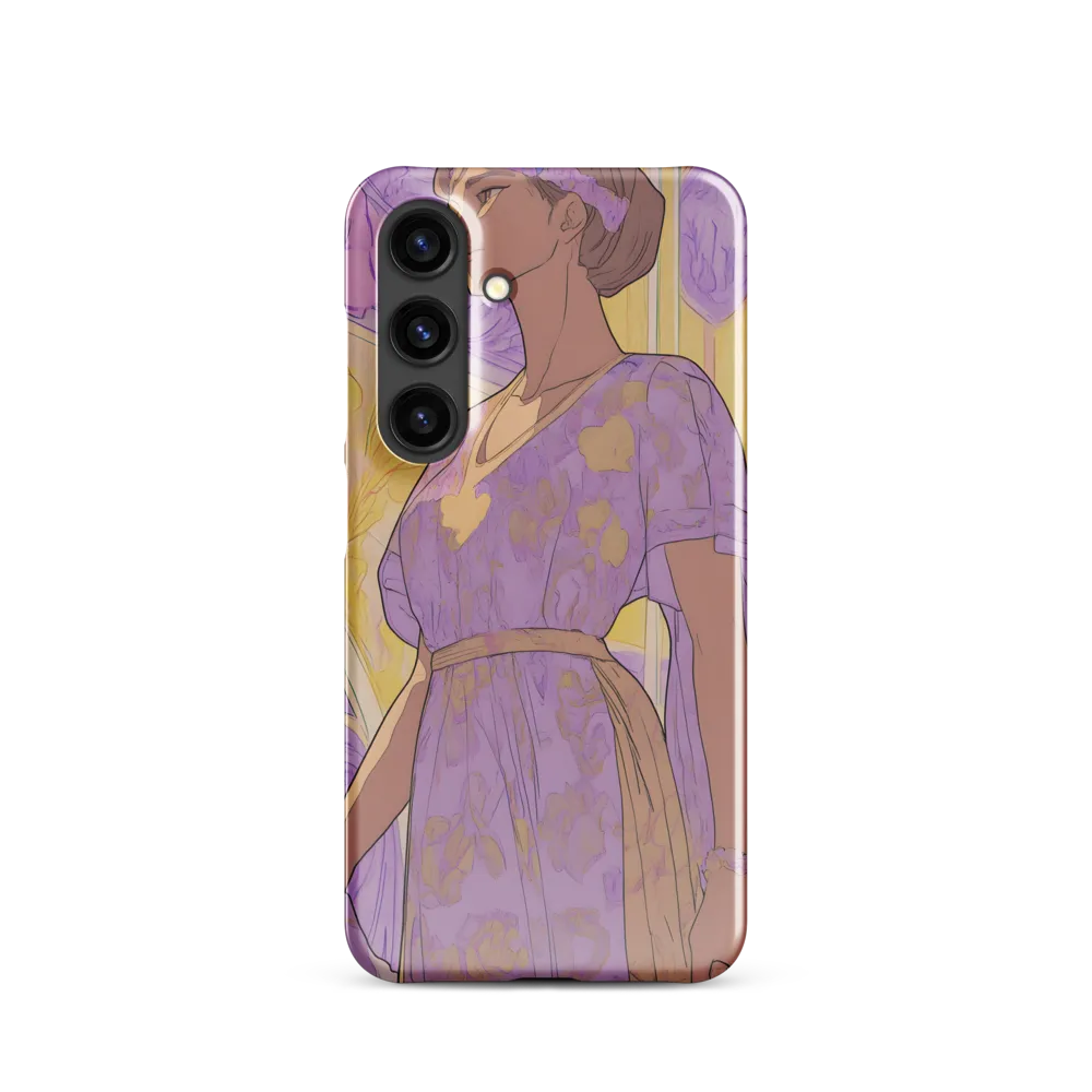 Elegance in Floral Harmony | Phone Case |  S24 | Snap Case | Glossy