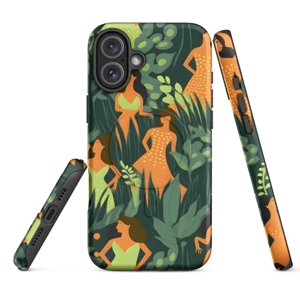 Playful Harmony in Patterns | Phone Case |  16 Plus | MagSafe® Tough Case | Matte