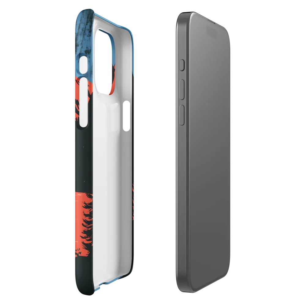 Serenity in Contrast | Phone Case |  15 Pro Max | Snap Case | Matte