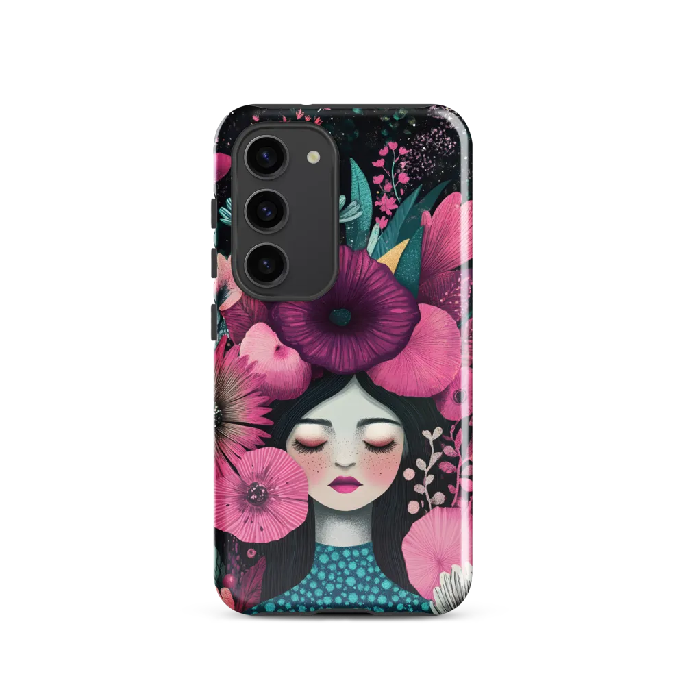 Blooming Serenity | Phone Case |  S23 | Tough Case | Glossy