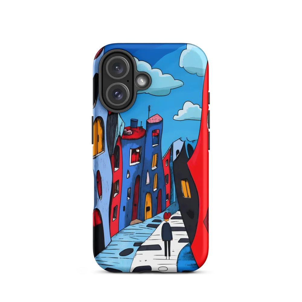 Whimsical Street of Colors | Phone Case |  16 | Tough Case | Matte