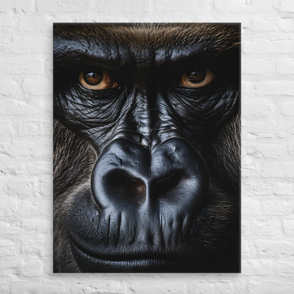 Gaze of the Wild: A Gorilla's Portrait