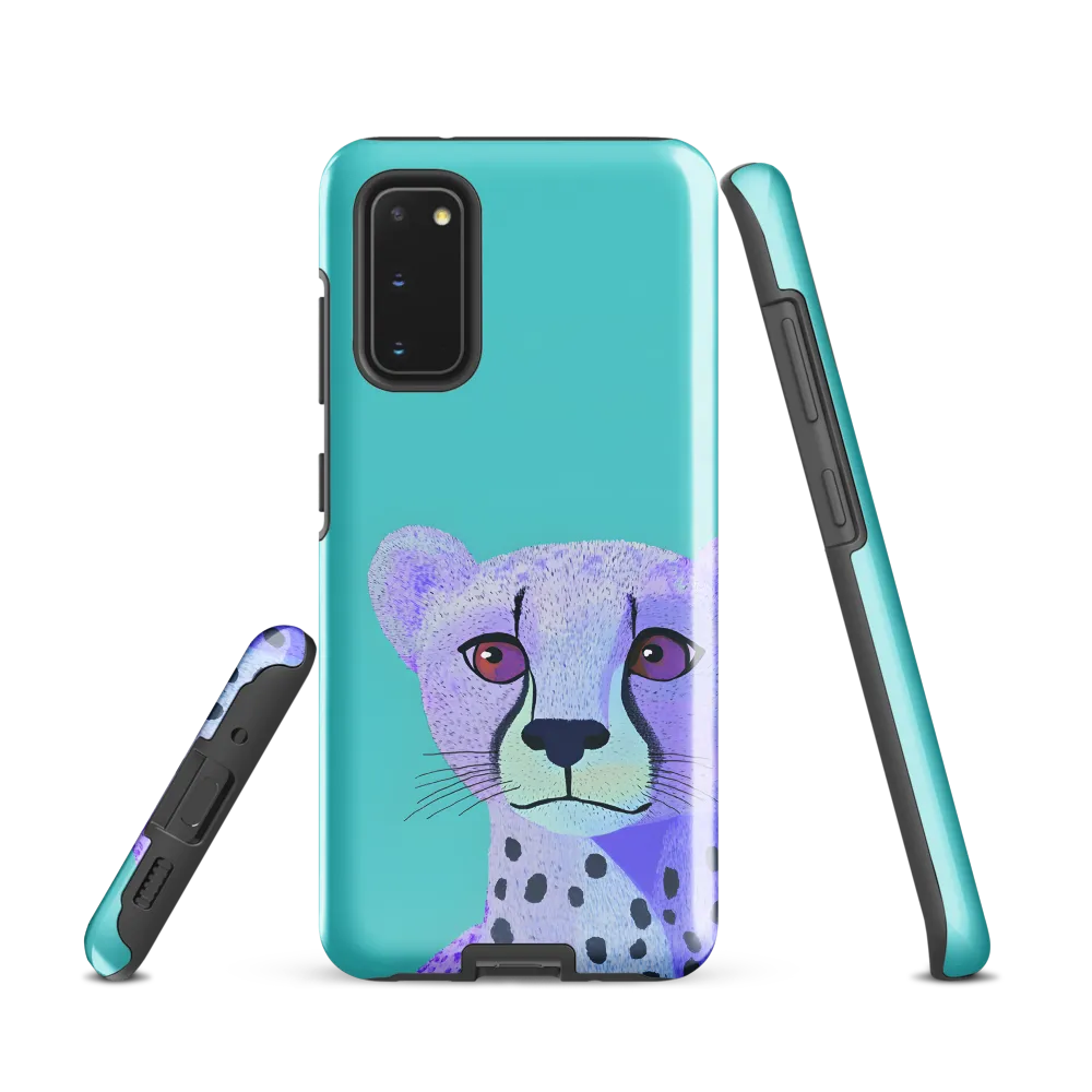 Curious Cheetah | Phone Case |  S20 | Tough Case | Glossy