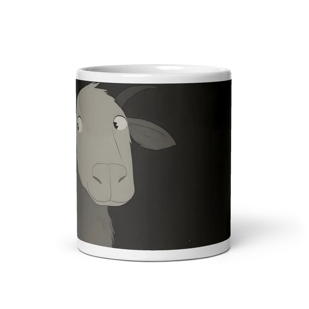 Whimsical Goat in Darkness | Mugs | Multiple Sizes & Colors