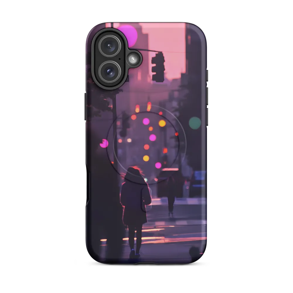City Silhouettes at Dusk | Phone Case |  16 Plus | MagSafe® Tough Case | Matte