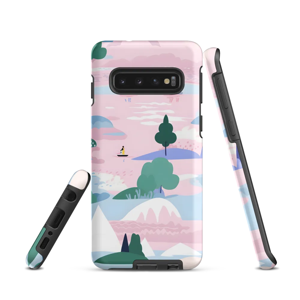 Whimsical Reflections: A Journey Through Landscapes | Phone Case |  S10 | Tough Case | Matte