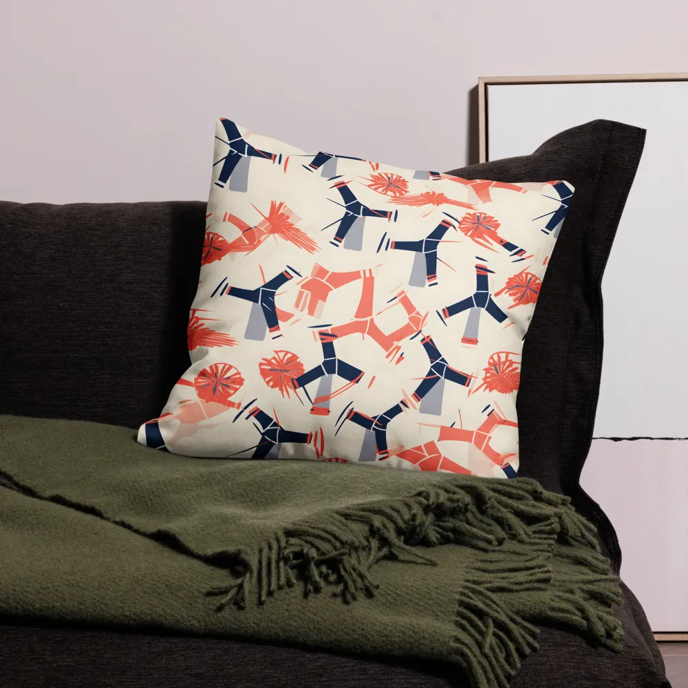 Whimsical Patterns of Nature and Femininity | Pillow & Pillow Case | Multiple Sizes