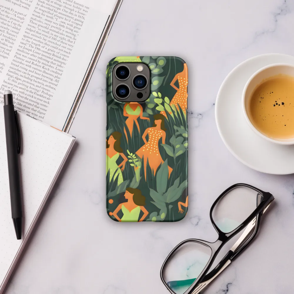 Playful Harmony in Patterns | Phone Case |  14 Pro Max | Snap Case | Matte
