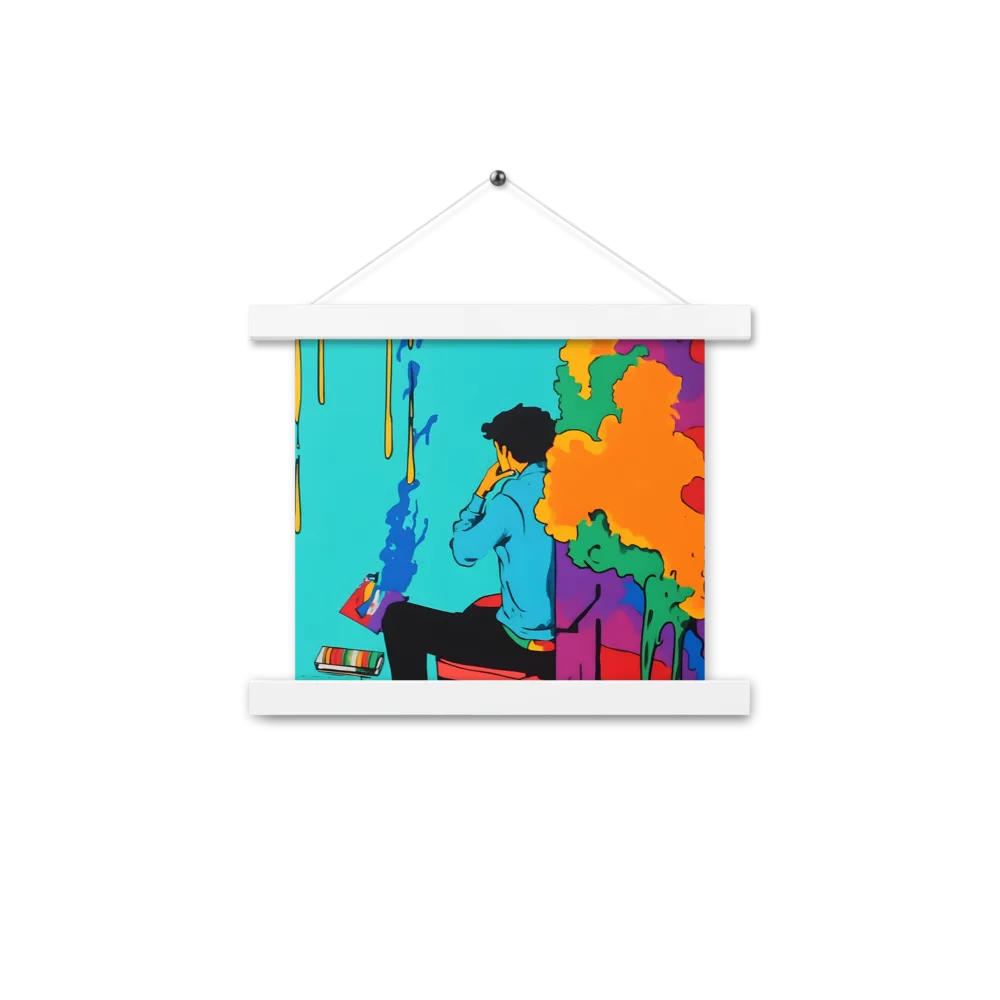 The Artist Within | Poster With White Wood Hanger | 10″×10″