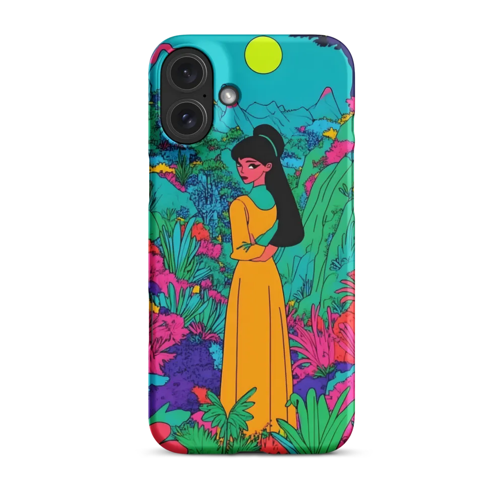 Ethereal Serenity in a Psychedelic Landscape