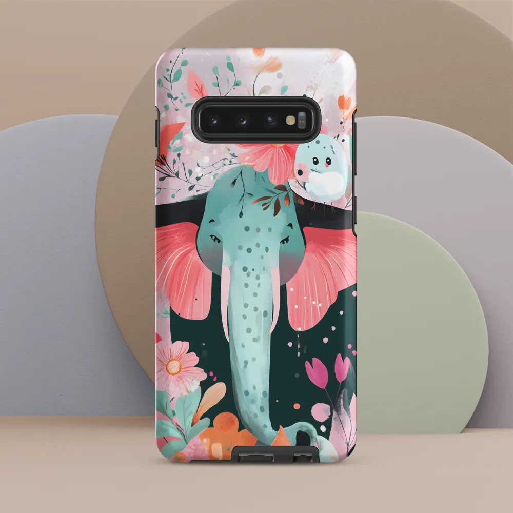 Whimsical Elephant in Bloom