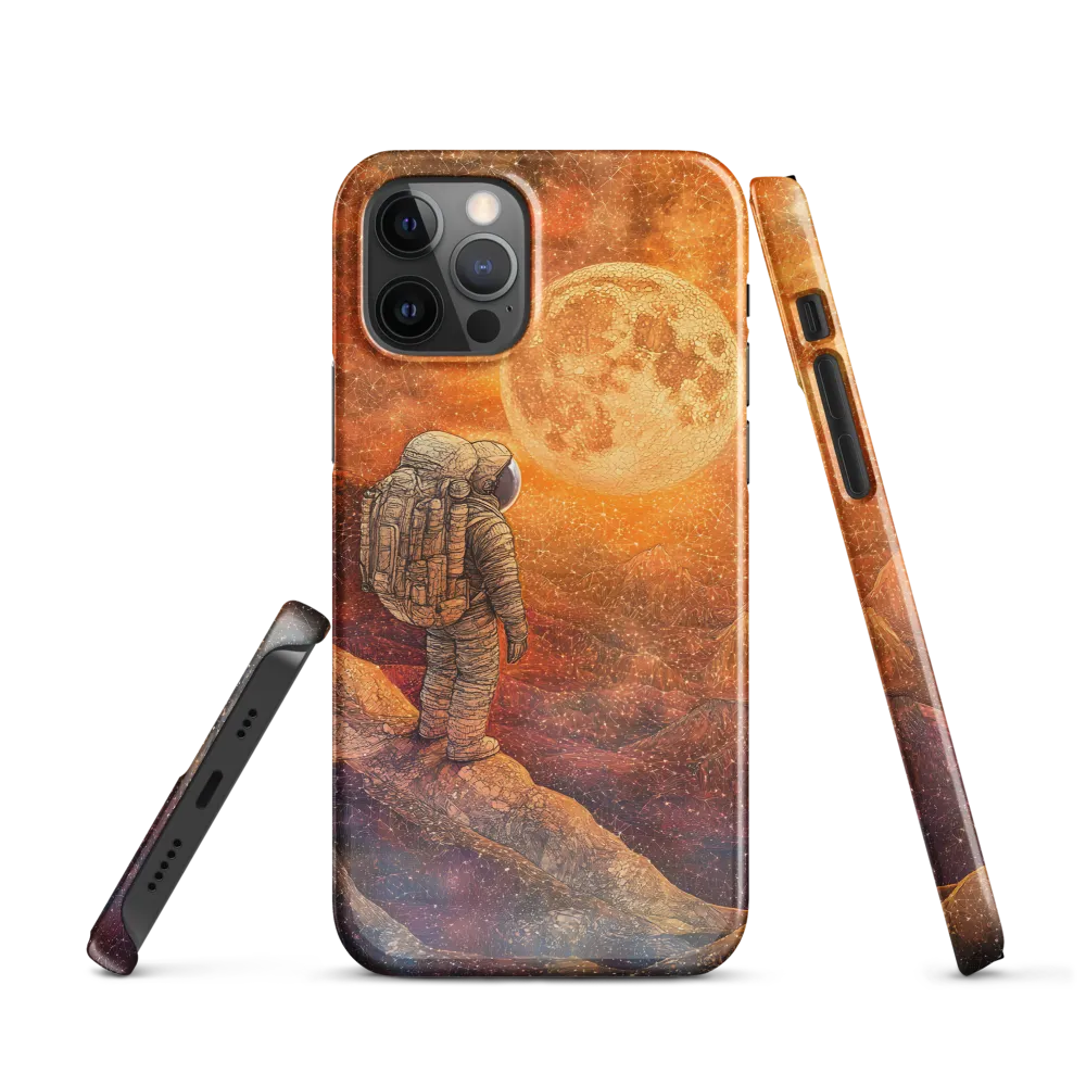 Journey to the Celestial: An Astronaut's Reflection | Phone Case |  12 Pro | Snap Case | Glossy