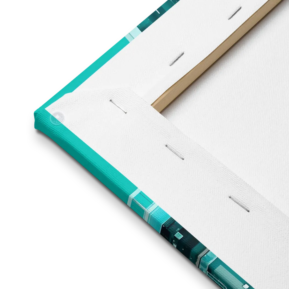 Urban Geometry: Aerial Perspective | Thin Canvas | 12″×16″