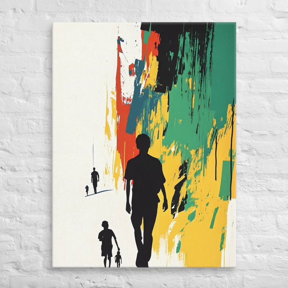 Journey of Silhouettes | Canvas | 30″×40″