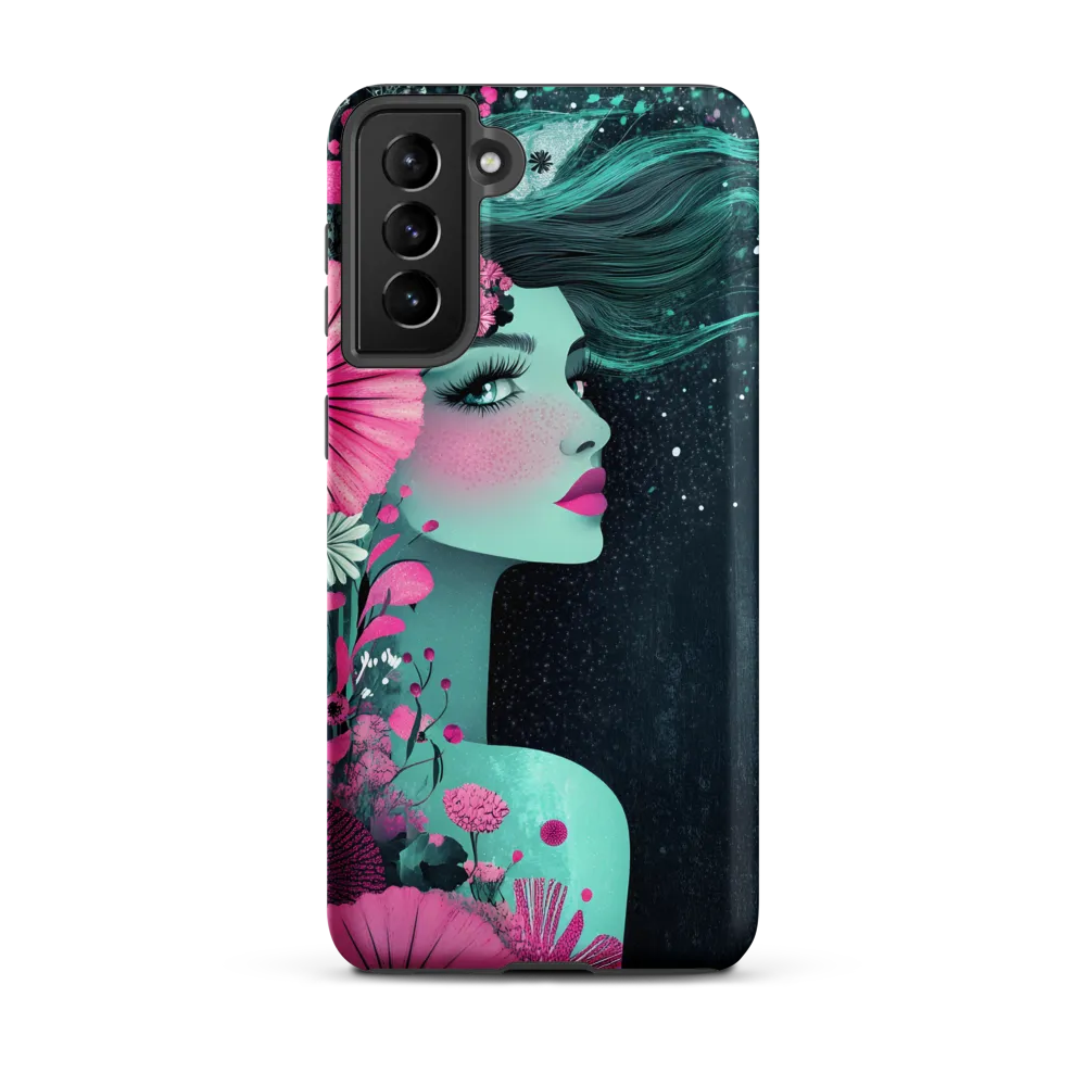 Floral Harmony: Portrait of Serenity