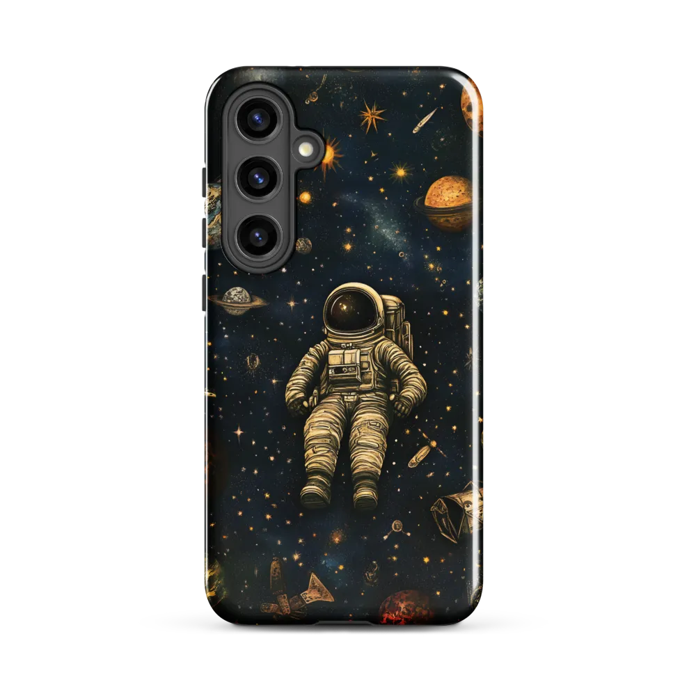 Cosmic Voyage: An Astronaut's Solitude
