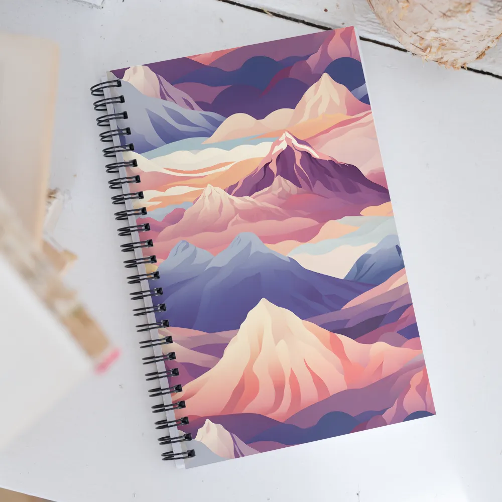 Ethereal Mountain Symphony | Spiral Notebook