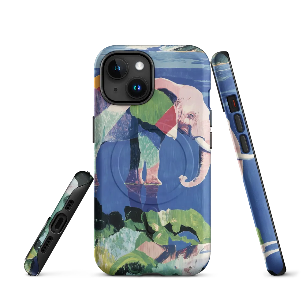 Serenity in Color: The Elephants of Reflection