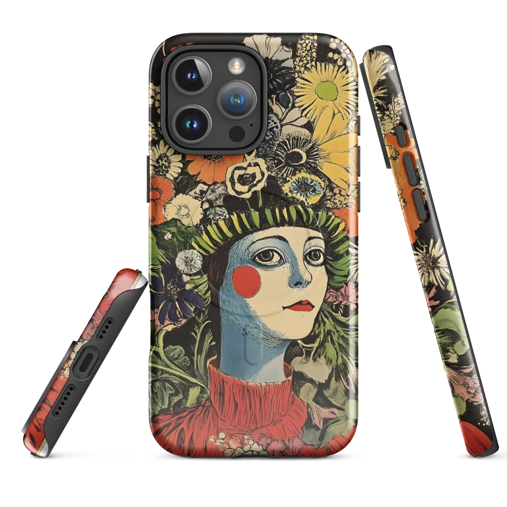 Floral Whimsy: A Portrait of Nature's Embrace