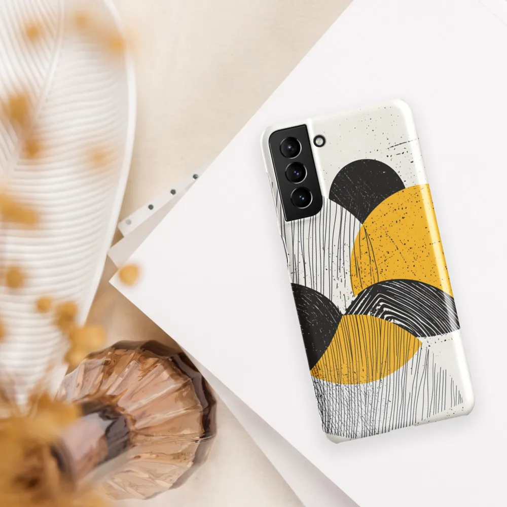 Dynamic Harmony in Black and Yellow