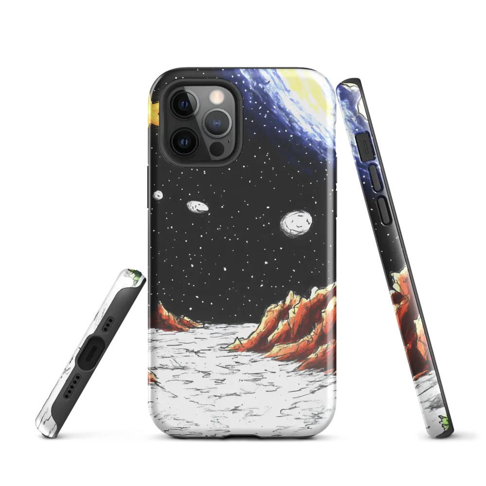 Crimson Cliffs Beneath a Star Field