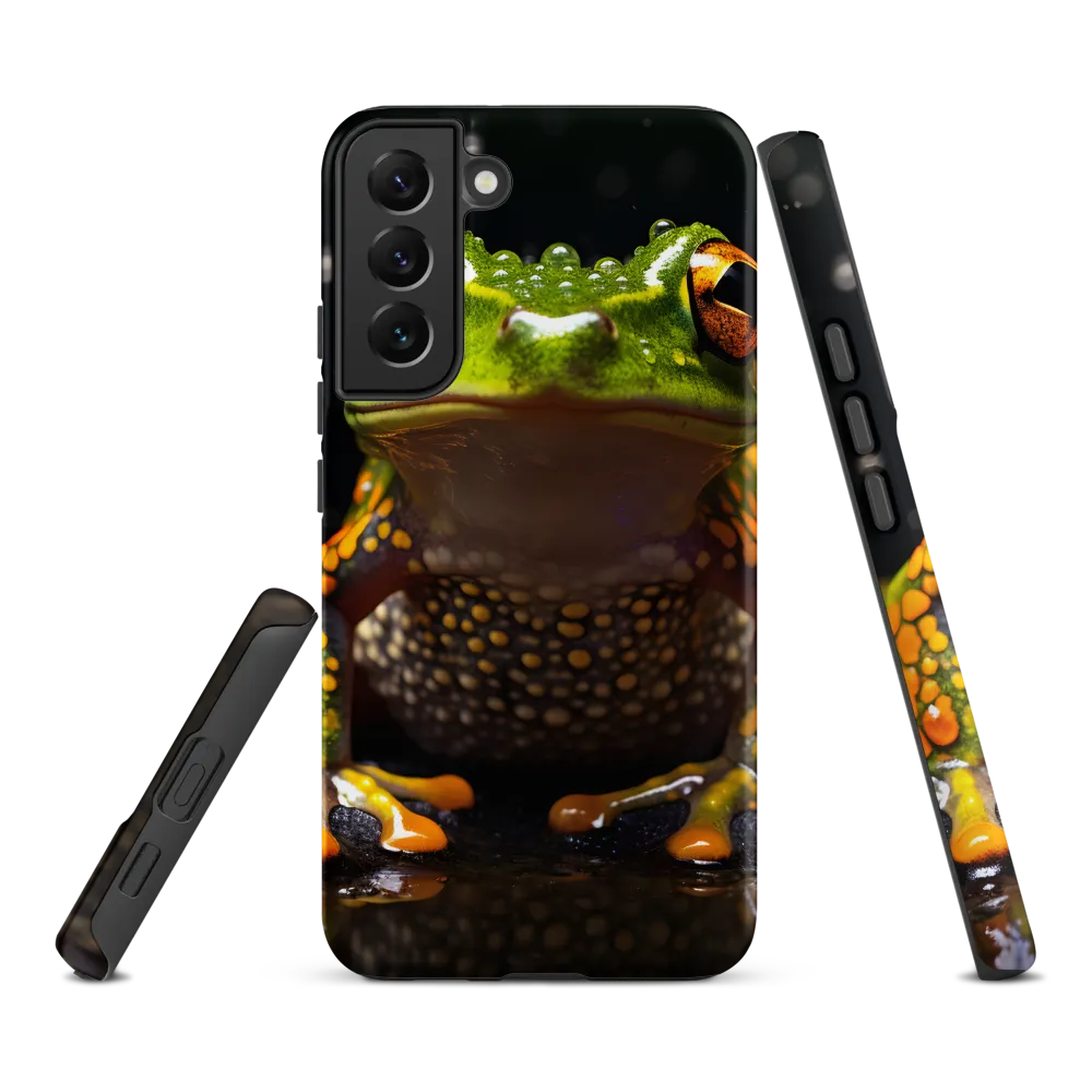 Emerald Elegance: The Frog in Focus