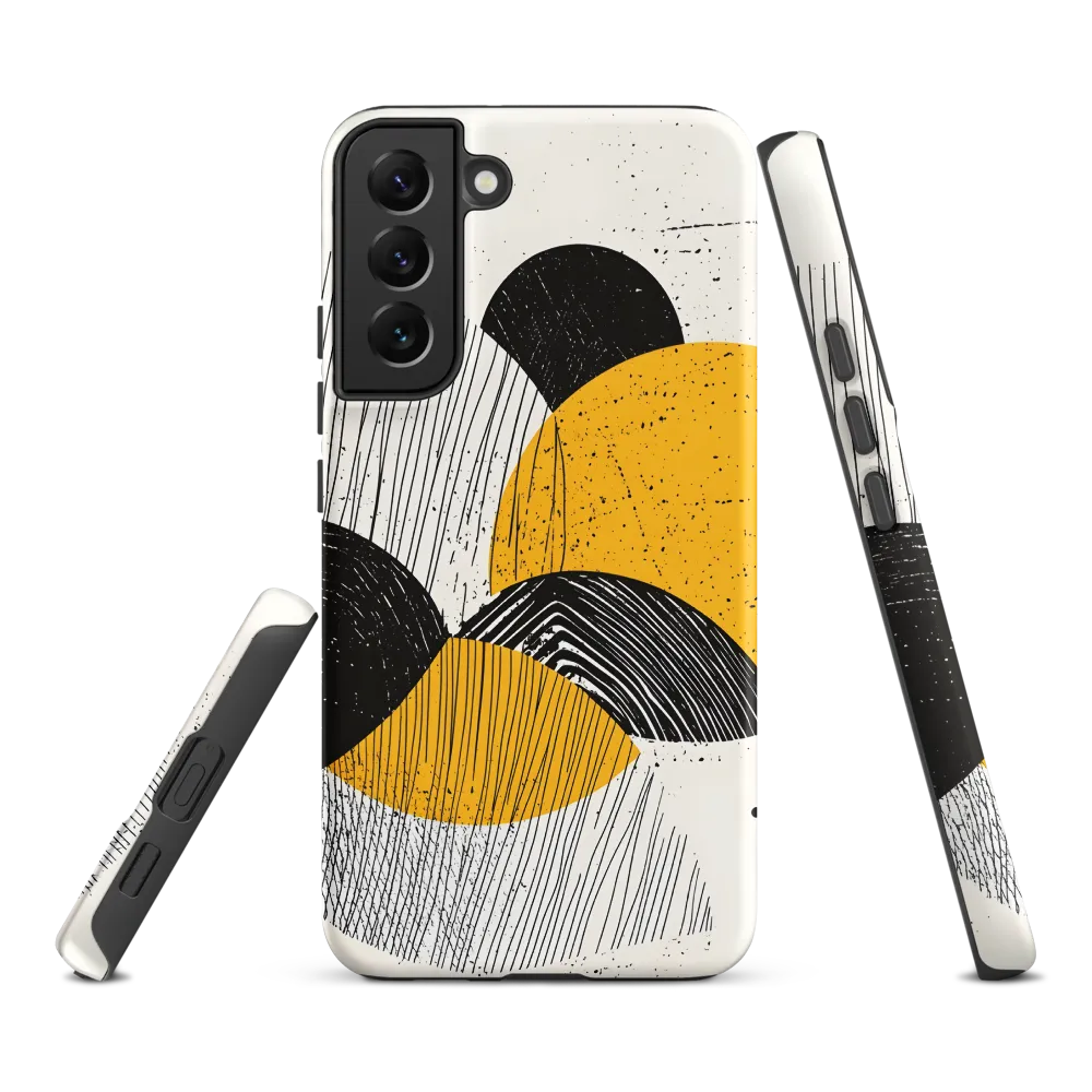 Dynamic Harmony in Black and Yellow