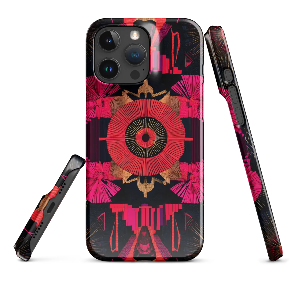 Dynamic Geometric Symphony | Phone Case |  16 Pro Max | Snap Case | Glossy